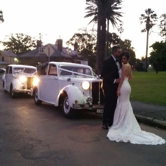 Rolls-Royce style wedding car for classic Sydney weddings